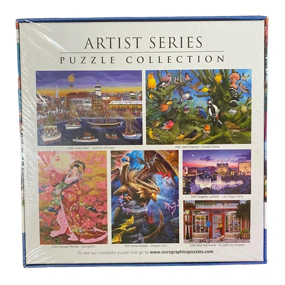 Eurographics Dans Ice‎ Cream Van 1000 Piece Jigsaw Puzzle Nostalgia Childhood